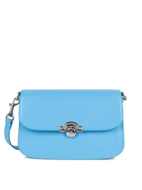 Lancaster 531-003 - CUIR DE VACHETTE - BLE paris médaille trotteur rabat l sacs-a-mains