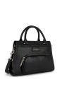 Lancaster 529-75 - CUIR DE VACHETTE - NOIR lancaster dune shopping sac-a-main-shopping-toile-ou-cuir