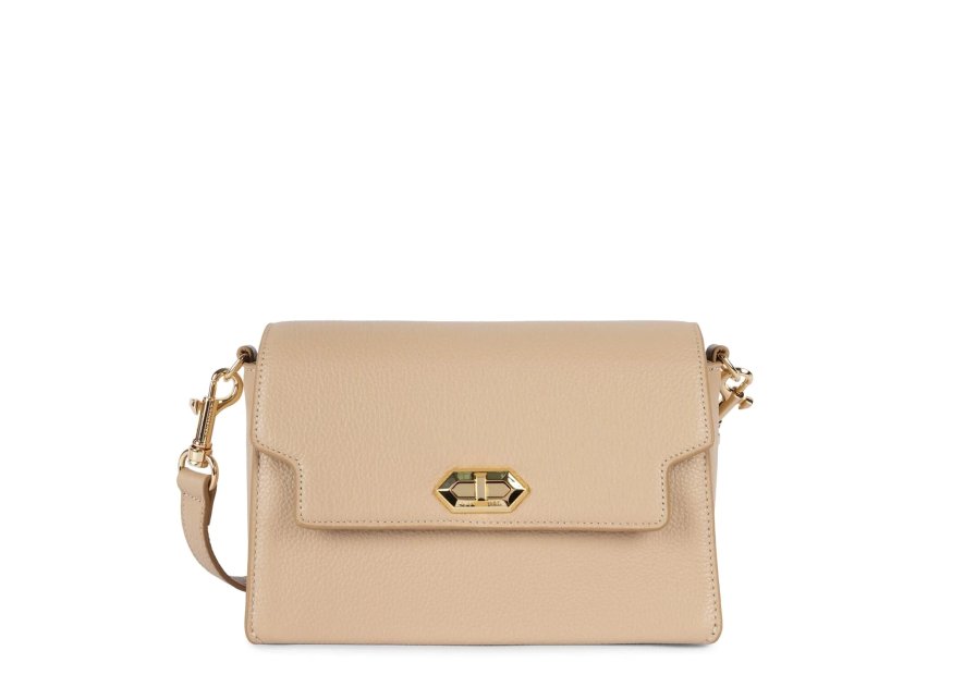 Lancaster 547-58 - CUIR DE VACHETTE - BEIG foulonné milano-sac rabat s Sacs à mains