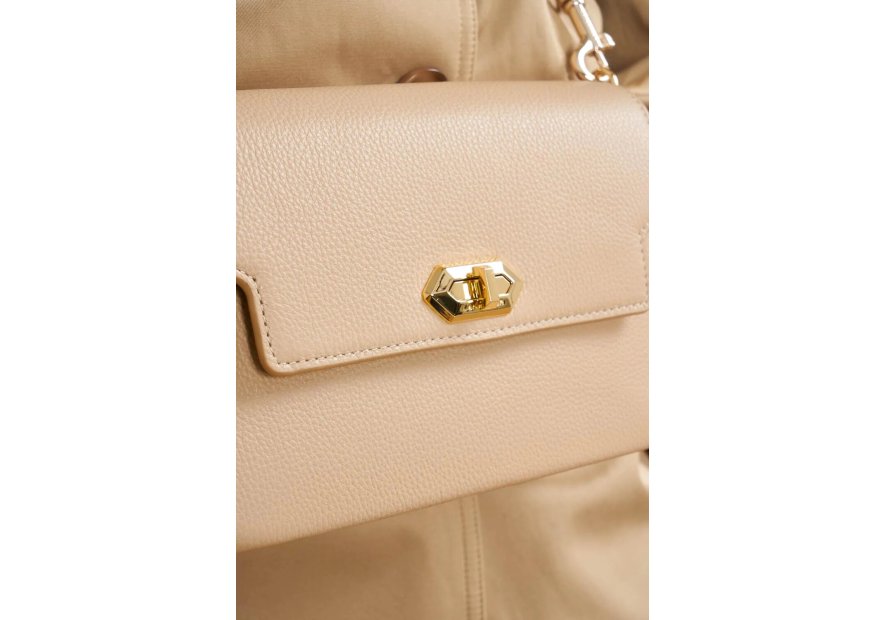 Lancaster 547-58 - CUIR DE VACHETTE - BEIG foulonné milano-sac rabat s Sacs à mains