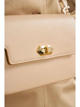 Lancaster 547-58 - CUIR DE VACHETTE - BEIG foulonné milano-sac rabat s Sacs à mains