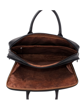 JUMP 4471NU - CUIR DE VACHETTE - NOIR jump-uppsala cuir-porte documents 15" Sac business