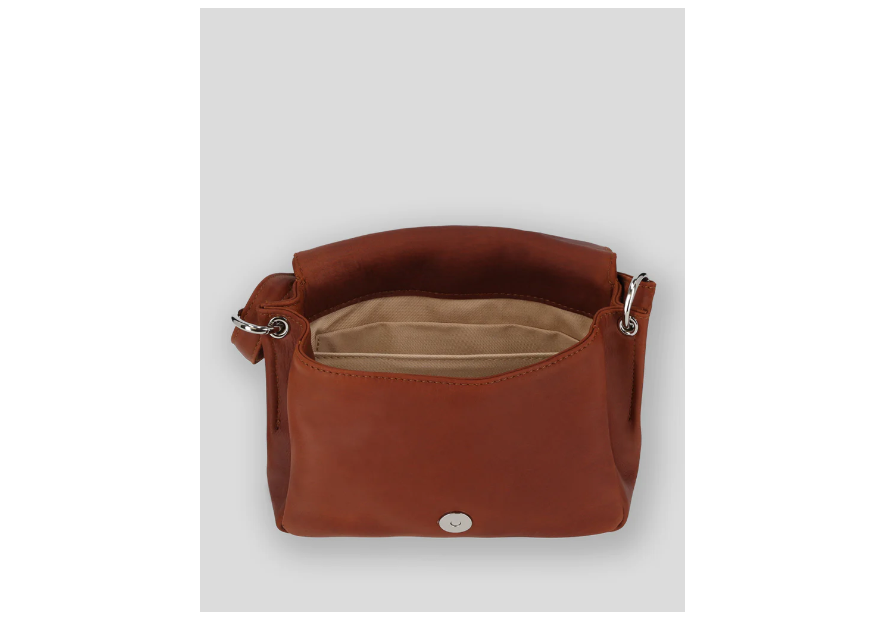 Les Ateliers Foures E341 - CUIR DE VACHETTE - FAUVE les ateliers fourès-ecrin-sac rabat s Sacs à mains