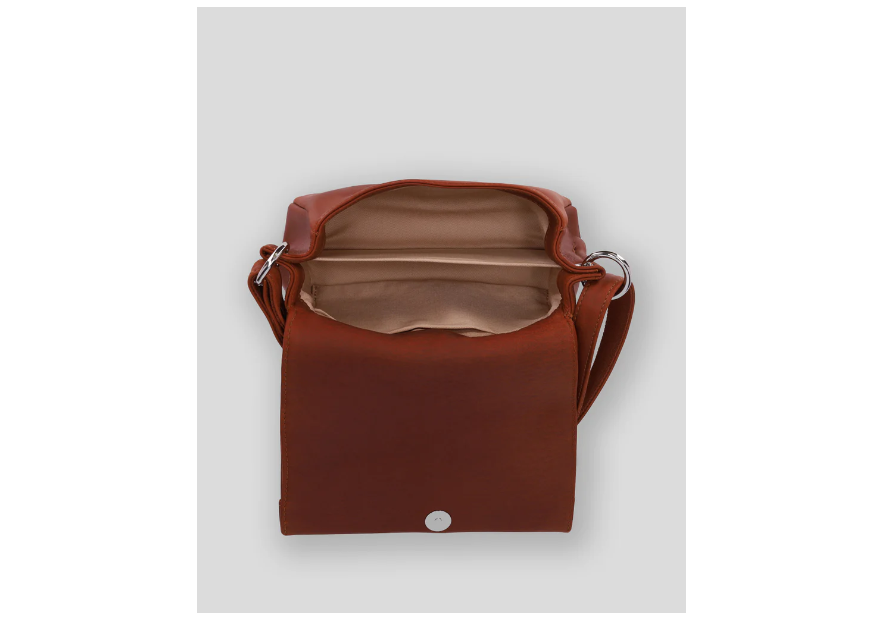 Les Ateliers Foures E341 - CUIR DE VACHETTE - FAUVE les ateliers fourès-ecrin-sac rabat s Sacs à mains