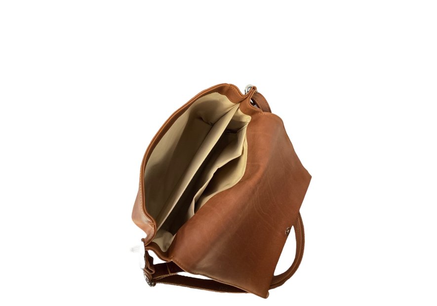 Les Ateliers Foures E551 - CUIR DE VACHETTE - FAUVE les ateliers fourès-écrin-sac rabat m Sacs à mains