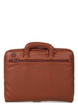 Gerard Henon 6944 - CUIR DE VACHETTE - MARRON porte documents slim 13" Sac business