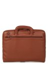 Gerard Henon 6944 - CUIR DE VACHETTE - MARRON porte documents slim 13" sac-business