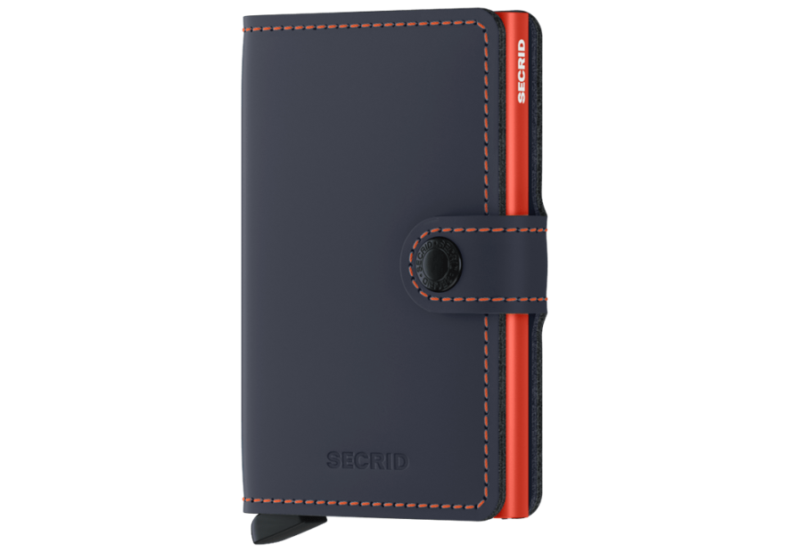 Secrid MM - CUIR DE VACHETTE - NIGHT BL porte cartes miniwallet mm