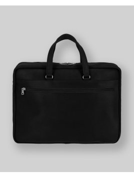 Les Ateliers Foures 9951 - CUIR DE VACHETTE - NOIR les ateliers foures-baroudeur-porte documents m Sac business