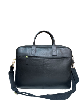 Katana 31163 - CUIR DE VACHETTE - NOIR katana cuir gras porte documents m 15" Sac business
