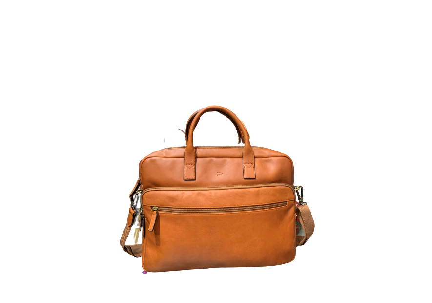 Katana 31163 - CUIR DE VACHETTE - GOLD katana cuir gras porte documents m 15" Sac business