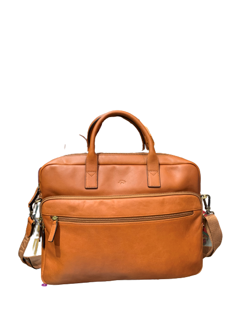 Katana 31163 - CUIR DE VACHETTE - GOLD katana cuir gras porte documents m 15" sac-business