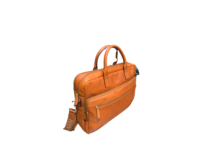 Katana 31163 - CUIR DE VACHETTE - GOLD katana cuir gras porte documents m 15" Sac business