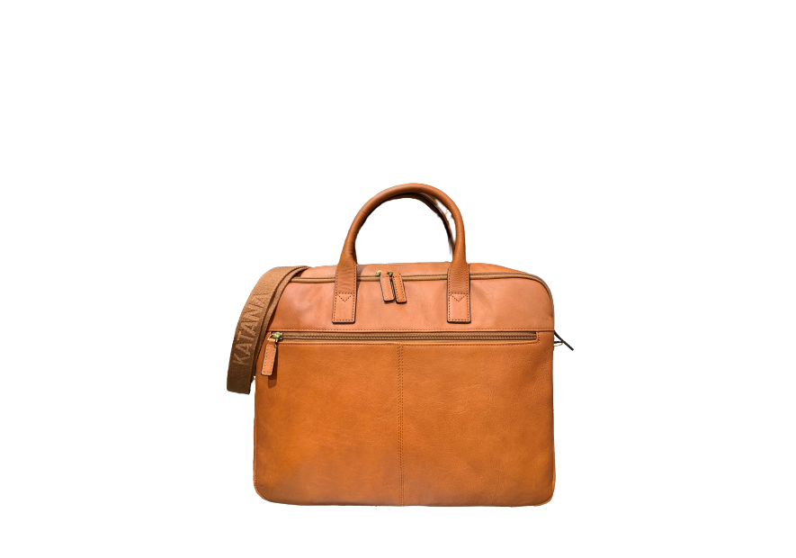 Katana 31163 - CUIR DE VACHETTE - GOLD katana cuir gras porte documents m 15" Sac business