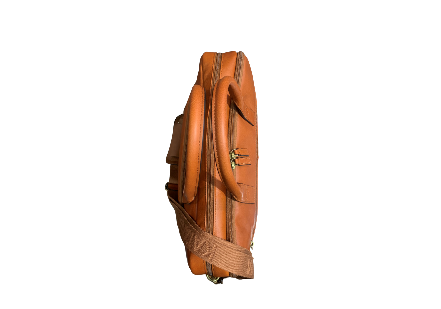 Katana 31163 - CUIR DE VACHETTE - GOLD katana cuir gras porte documents m 15" Sac business