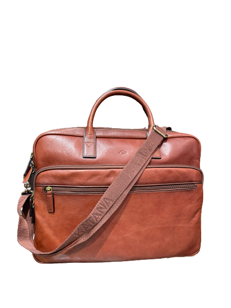 Katana 31163 - CUIR DE VACHETTE - MARRO katana cuir gras porte documents m 15" sac-business