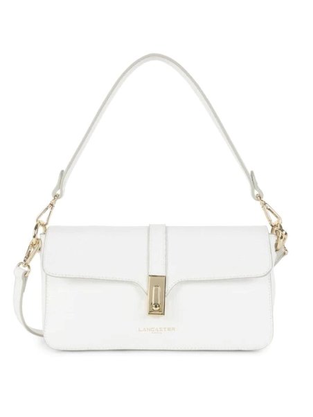 Lancaster 547-41 - CUIR DE VACHETTE - BLAN Foulonné Milano - Petit sac trotteur Sacs à mains