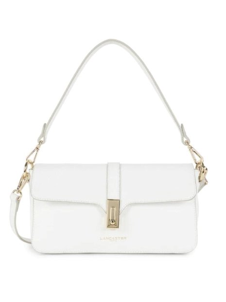 Lancaster 547-41 - CUIR DE VACHETTE - BLAN Foulonné Milano - Petit sac trotteur sacs-a-mains