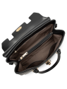 Lancaster 547-56 - CUIR DE VACHETTE - NOIR Foulonné Milano - Sac shopping sacs-a-mains