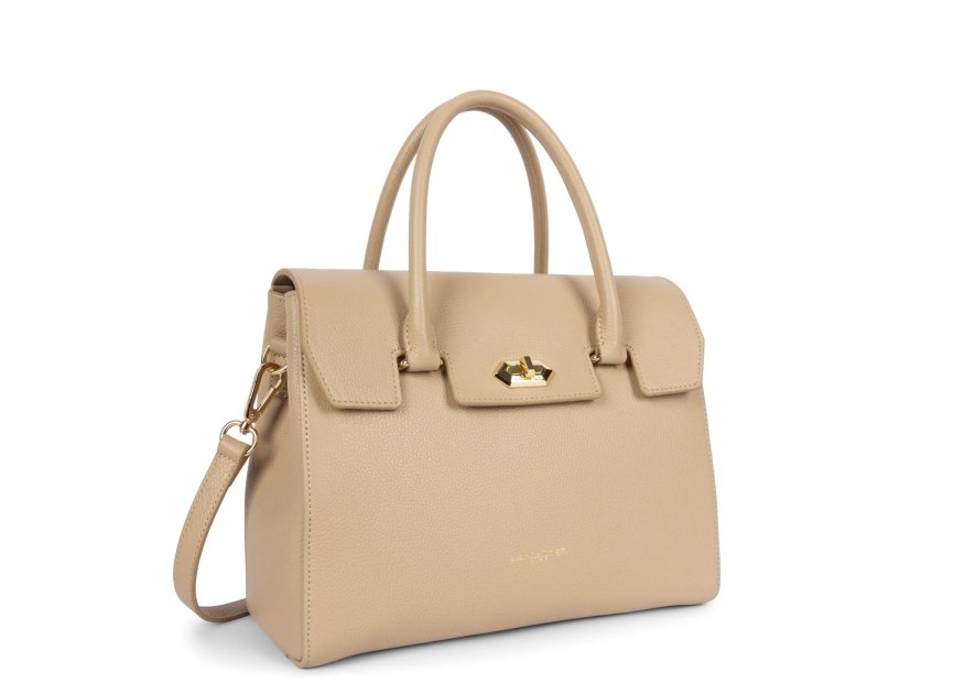 Lancaster 547-56 - CUIR DE VACHETTE - BEIG Foulonné Milano - Sac shopping Sacs à mains