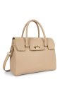 Lancaster 547-56 - CUIR DE VACHETTE - BEIG Foulonné Milano - Sac shopping sacs-a-mains