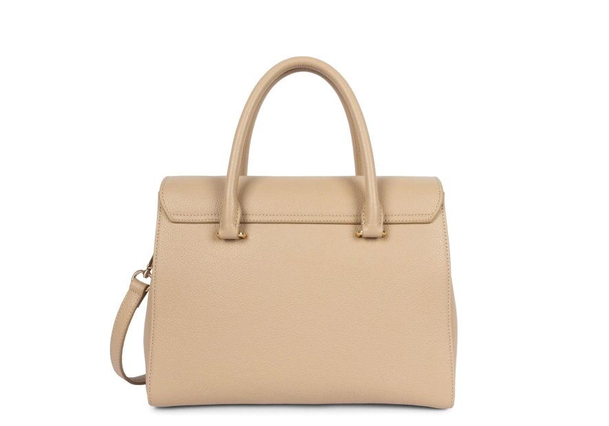 Lancaster 547-56 - CUIR DE VACHETTE - BEIG Foulonné Milano - Sac shopping Sacs à mains