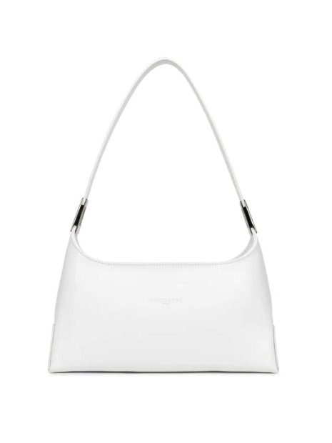 Lancaster 433-20 - CUIR DE VACHETTE - BLAN Suave Ace - Sac porté épaule sacs-a-mains