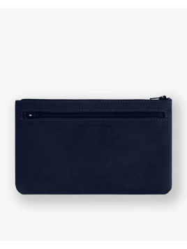 Les Ateliers Foures B42 - CUIR DE VACHETTE - NUIT baroudeuse pochette papier l porte cartes