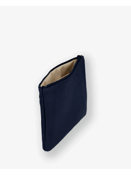 Les Ateliers Foures B42 - CUIR DE VACHETTE - NUIT baroudeuse pochette papier l porte cartes