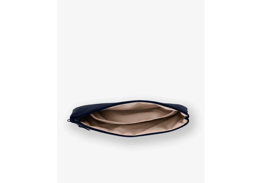 Les Ateliers Foures B42 - CUIR DE VACHETTE - NUIT baroudeuse pochette papier l porte cartes