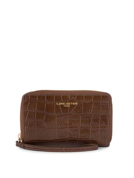 Lancaster 124-12 - VACHETTE CROCO - VISON Exotic Croco CN - Portefeuille pmpb-femme