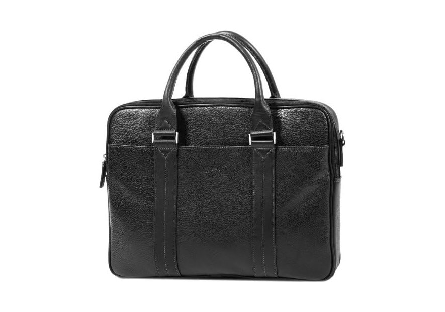 Gerard Henon 2980 - CUIR DE VACHETTE - NOIR porte documents golf 15" Sac business
