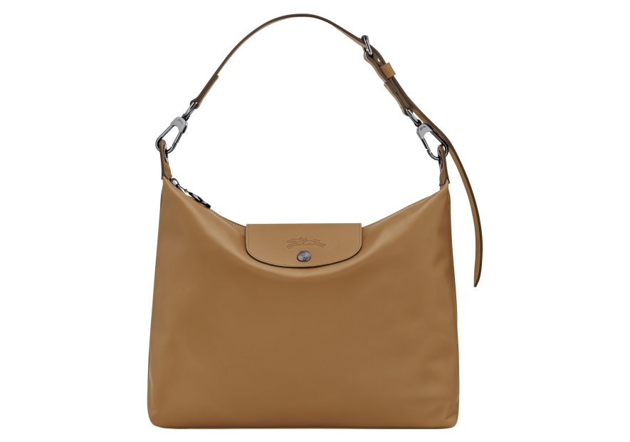 Longchamp 10189987 - CUIR D'AGNEAU - TABAC sac besace longchamp pliage cuir Sacs à mains