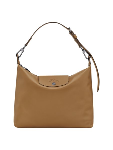 Longchamp 10189987 - CUIR D'AGNEAU - TABAC sac besace longchamp pliage cuir Sacs à mains