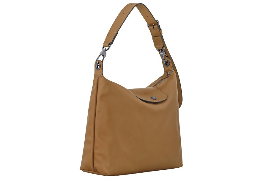Longchamp 10189987 - CUIR D'AGNEAU - TABAC sac besace longchamp pliage cuir Sacs à mains