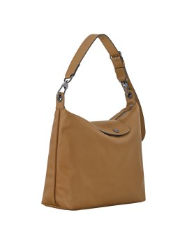 Longchamp 10189987 - CUIR D'AGNEAU - TABAC sac besace longchamp pliage cuir Sacs à mains