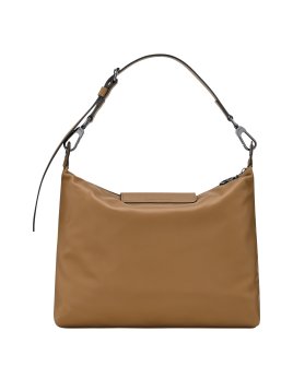 Longchamp 10189987 - CUIR D'AGNEAU - TABAC sac besace longchamp pliage cuir Sacs à mains