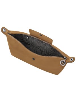 Longchamp 10189987 - CUIR D'AGNEAU - TABAC sac besace longchamp pliage cuir Sacs à mains