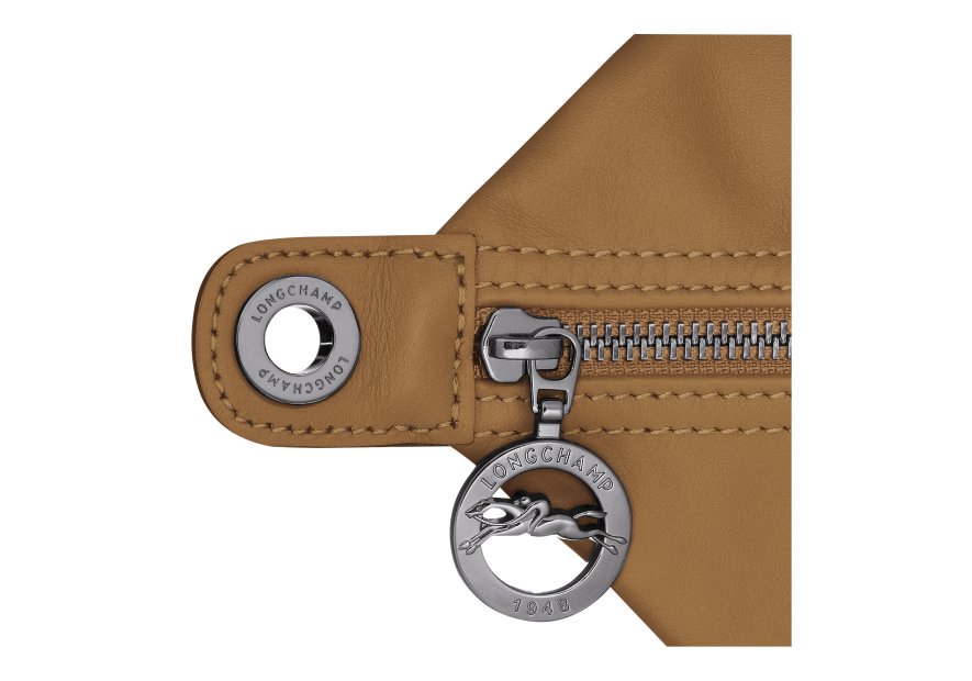 Longchamp 10189987 - CUIR D'AGNEAU - TABAC sac besace longchamp pliage cuir Sacs à mains