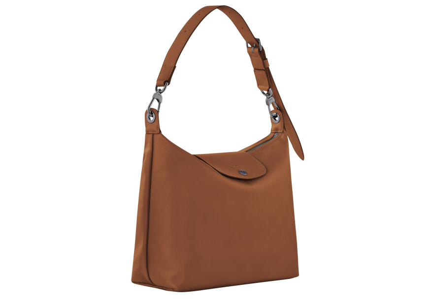 Longchamp 10189987 - CUIR D'AGNEAU - COGNA sac besace longchamp pliage cuir Sacs à mains