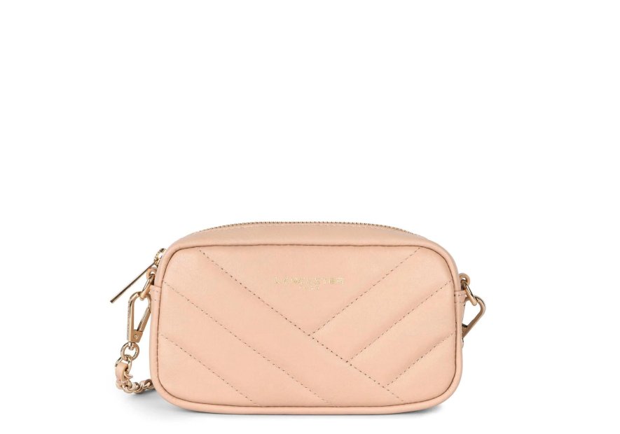 Lancaster 530-36 - CUIR DE VACHETTE - NUDE lancaster-soft matelassé-trotteur Sacs à mains