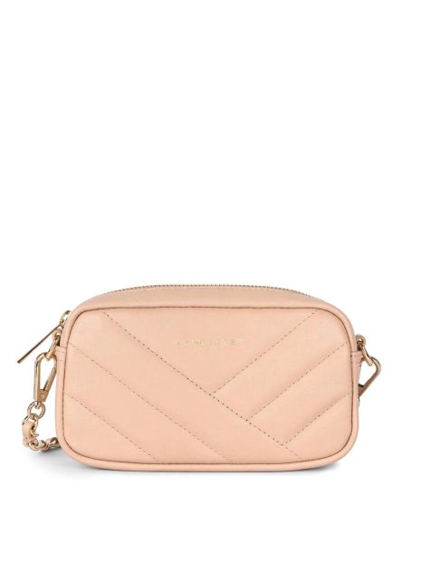 Lancaster 530-36 - CUIR DE VACHETTE - NUDE lancaster-soft matelassé-trotteur sacs-a-mains