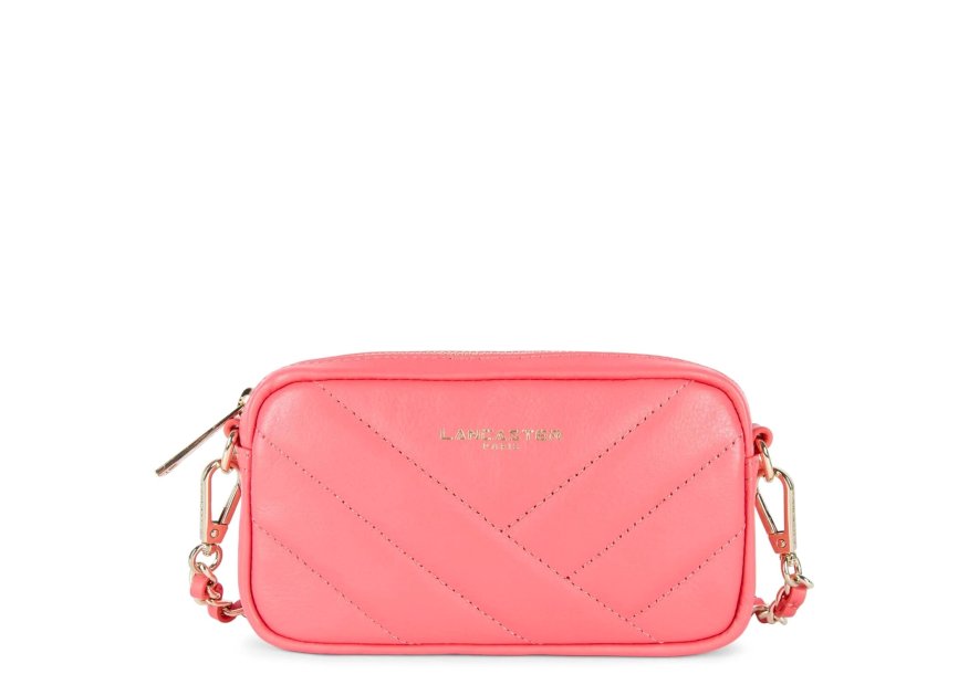 Lancaster 530-36 - CUIR DE VACHETTE - ROSE lancaster-soft matelassé-trotteur Sacs à mains