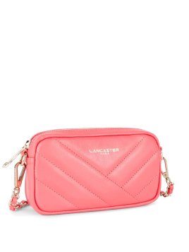 Lancaster 530-36 - CUIR DE VACHETTE - ROSE lancaster-soft matelassé-trotteur Sacs à mains