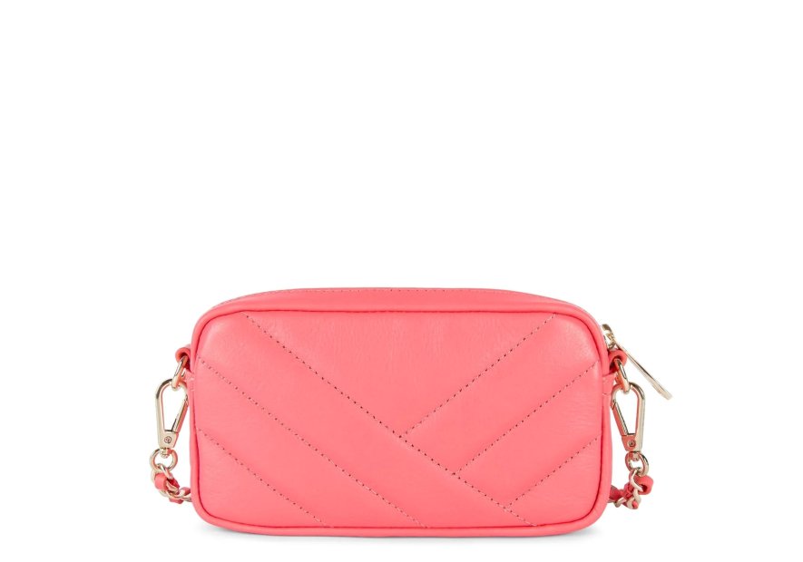 Lancaster 530-36 - CUIR DE VACHETTE - ROSE lancaster-soft matelassé-trotteur Sacs à mains