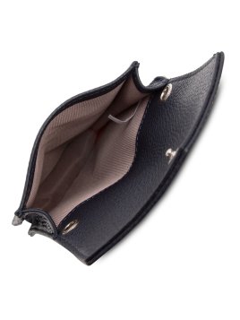 Lancaster 170-27 - CUIR DE VACHETTE - BLEU foulonné pm-pochette telephone Sacs à mains