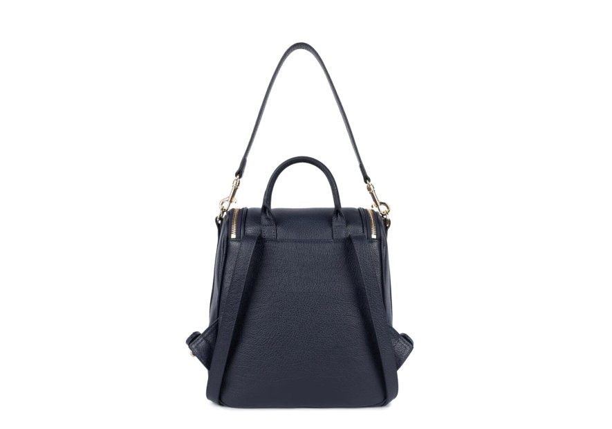 Lancaster 529-80 - CUIR DE VACHETTE - BLEU lancaster-dune-sac à dos Sacs à mains