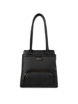 Lancaster 529-81 - CUIR DE VACHETTE - NOIR dune-sac à dos Sacs à mains