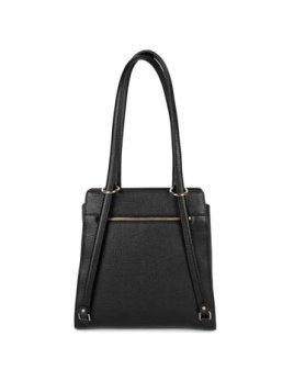 Lancaster 529-81 - CUIR DE VACHETTE - NOIR dune-sac à dos Sacs à mains