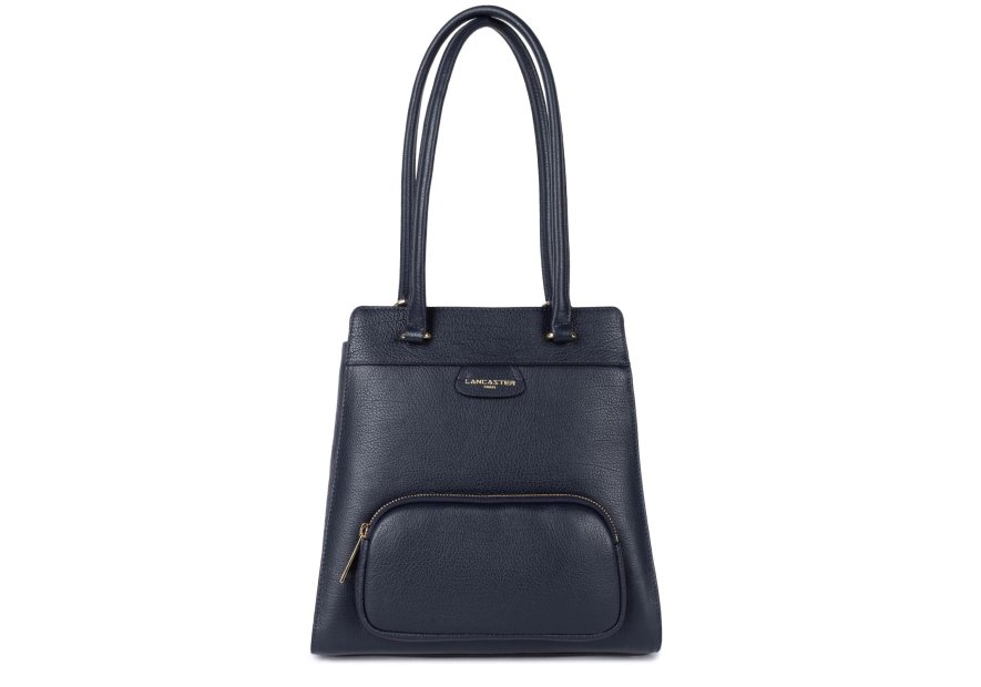 Lancaster 529-81 - CUIR DE VACHETTE - BLEU dune-sac à dos Sacs à mains